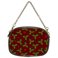 Christmas Pattern Chain Purses (one Side)  by Valentinaart