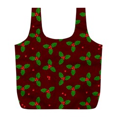 Christmas Pattern Full Print Recycle Bags (l)  by Valentinaart