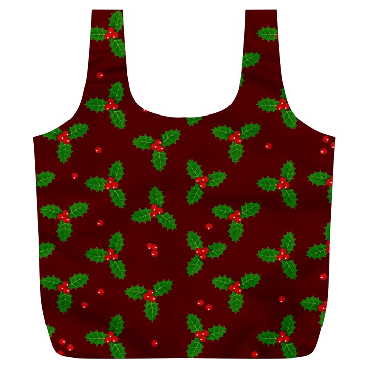 Christmas pattern Full Print Recycle Bags (L) 