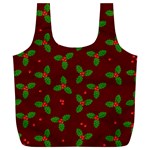 Christmas pattern Full Print Recycle Bags (L)  Back