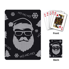 Ugly Christmas Sweater Playing Card by Valentinaart