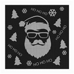 Ugly Christmas Sweater Medium Glasses Cloth Front