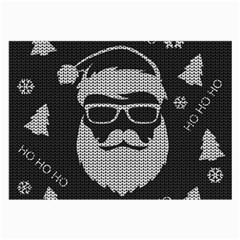 Ugly Christmas Sweater Large Glasses Cloth (2-side) by Valentinaart