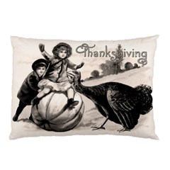 Vintage Thanksgiving Pillow Case by Valentinaart