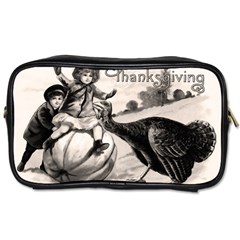 Vintage Thanksgiving Toiletries Bags 2-side by Valentinaart