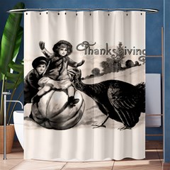 Vintage Thanksgiving Shower Curtain 60  X 72  (medium)  by Valentinaart