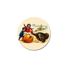 Vintage Thanksgiving Golf Ball Marker by Valentinaart