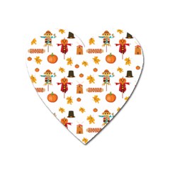 Thanksgiving Heart Magnet by Valentinaart