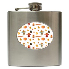 Thanksgiving Hip Flask (6 Oz) by Valentinaart