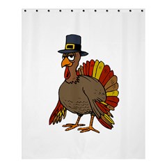 Thanksgiving Turkey  Shower Curtain 60  X 72  (medium)  by Valentinaart