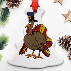 Thanksgiving Turkey  Ornament (christmas Tree)  by Valentinaart