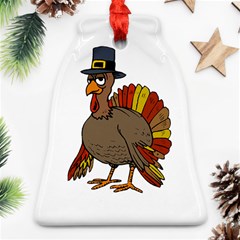 Thanksgiving Turkey  Bell Ornament (two Sides) by Valentinaart