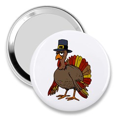 Thanksgiving Turkey  3  Handbag Mirrors