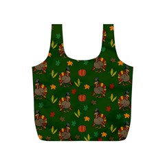 Thanksgiving Turkey  Full Print Recycle Bags (s)  by Valentinaart