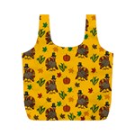 Thanksgiving turkey  Full Print Recycle Bags (M)  Back