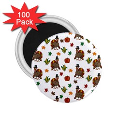 Thanksgiving Turkey  2 25  Magnets (100 Pack) 