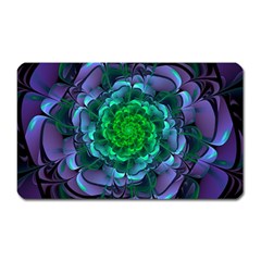 Beautiful Purple & Green Aeonium Arboreum Zwartkop Magnet (Rectangular)