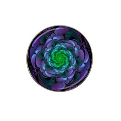 Beautiful Purple & Green Aeonium Arboreum Zwartkop Hat Clip Ball Marker (4 Pack) by jayaprime