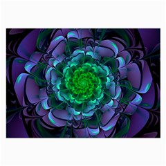 Beautiful Purple & Green Aeonium Arboreum Zwartkop Large Glasses Cloth by jayaprime