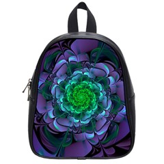 Beautiful Purple & Green Aeonium Arboreum Zwartkop School Bag (small) by jayaprime