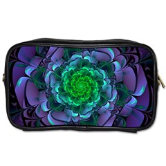 Beautiful Purple & Green Aeonium Arboreum Zwartkop Toiletries Bags by jayaprime