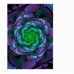 Beautiful Purple & Green Aeonium Arboreum Zwartkop Large Garden Flag (two Sides) by jayaprime