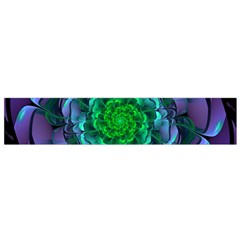 Beautiful Purple & Green Aeonium Arboreum Zwartkop Small Flano Scarf by jayaprime