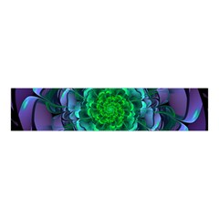 Beautiful Purple & Green Aeonium Arboreum Zwartkop Velvet Scrunchie by jayaprime