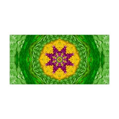 Feathers In The Sunshine Mandala Yoga Headband by pepitasart