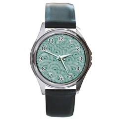 Design Art Wesley Fontes Round Metal Watch by wesleystores