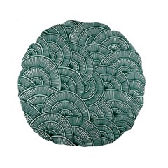 Design Art Wesley Fontes Standard 15  Premium Round Cushions by wesleystores