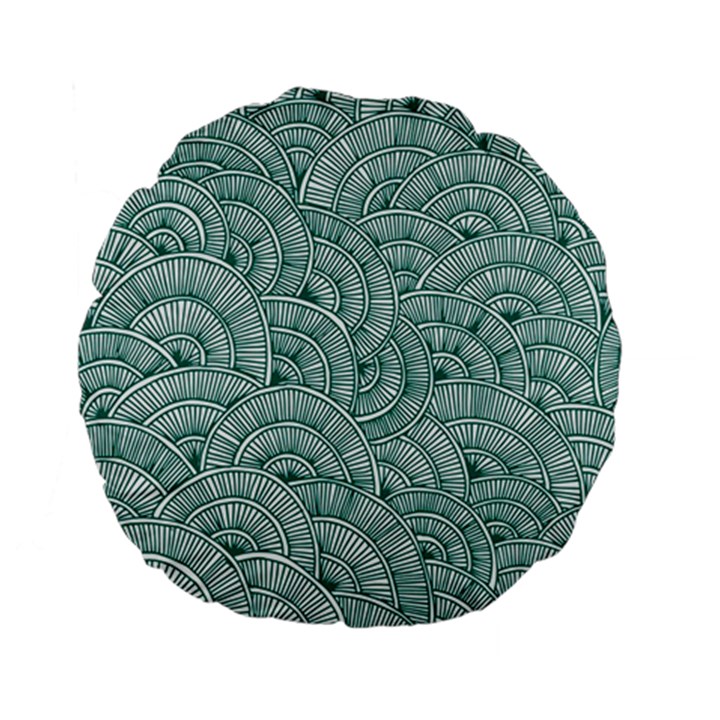 Design Art Wesley Fontes Standard 15  Premium Flano Round Cushions