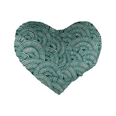 Design Art Wesley Fontes Standard 16  Premium Flano Heart Shape Cushions