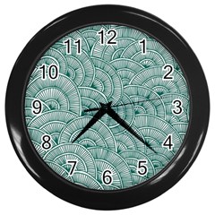 Design Art Wesley Fontes Wall Clocks (black)