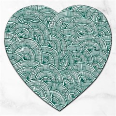 Design Art Wesley Fontes Jigsaw Puzzle (heart) by wesleystores