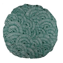 Design Art Wesley Fontes Large 18  Premium Flano Round Cushions by wesleystores