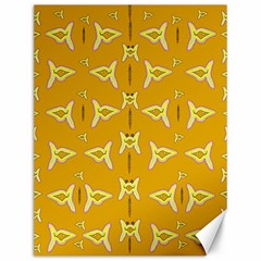 Fishes Talking About Love And   Yellow Stuff Canvas 12  X 16   by pepitasart