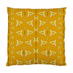 Fishes Talking About Love And   Yellow Stuff Standard Cushion Case (two Sides) by pepitasart