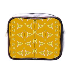 Fishes Talking About Love And   Yellow Stuff Mini Toiletries Bags by pepitasart