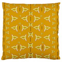 Fishes Talking About Love And   Yellow Stuff Standard Flano Cushion Case (one Side) by pepitasart