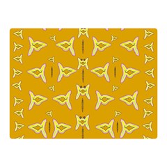 Fishes Talking About Love And   Yellow Stuff Double Sided Flano Blanket (mini)  by pepitasart