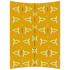 Fishes Talking About Love And   Yellow Stuff Back Support Cushion