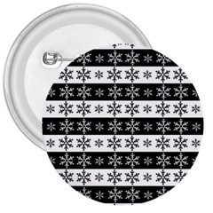 Snowflakes - Christmas pattern 3  Buttons