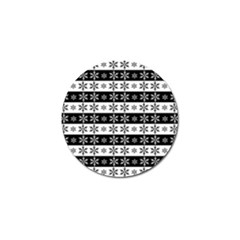 Snowflakes - Christmas pattern Golf Ball Marker