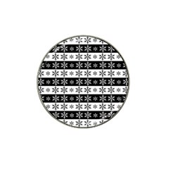 Snowflakes - Christmas pattern Hat Clip Ball Marker (10 pack)