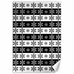 Snowflakes - Christmas pattern Canvas 20  x 30  