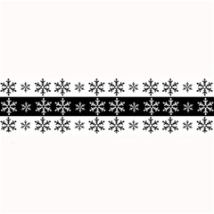 Snowflakes - Christmas Pattern Large Bar Mats by Valentinaart