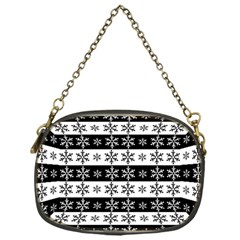 Snowflakes - Christmas pattern Chain Purses (One Side) 