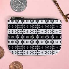 Snowflakes - Christmas pattern Mini Coin Purses