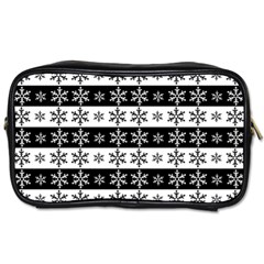 Snowflakes - Christmas pattern Toiletries Bags